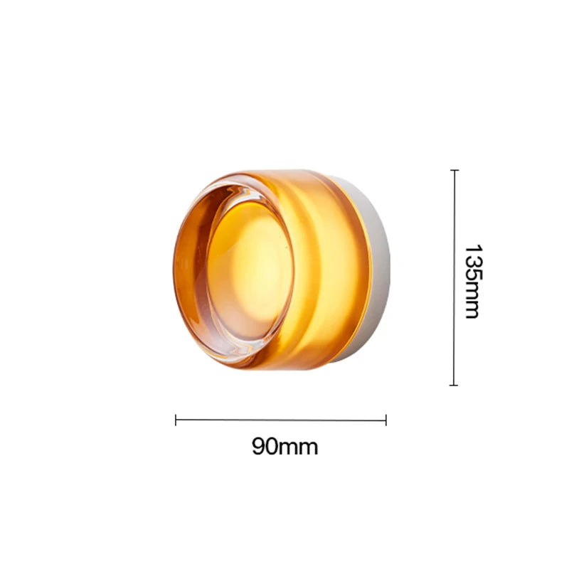 round Glass LED Wall Lamp Sconce