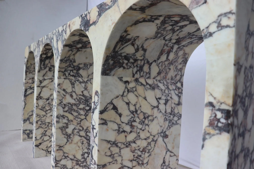 Calacatta Viola Marble Console Table