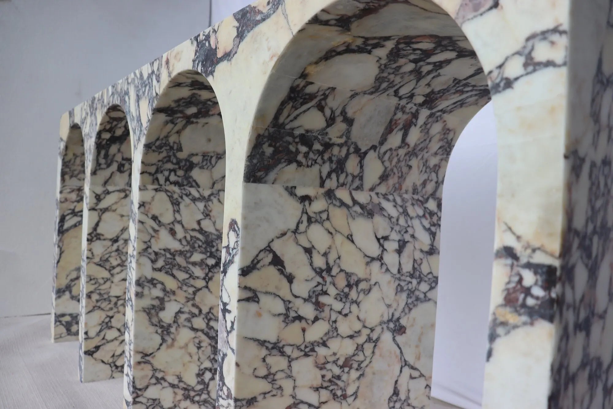 Calacatta Viola Marble Console Table