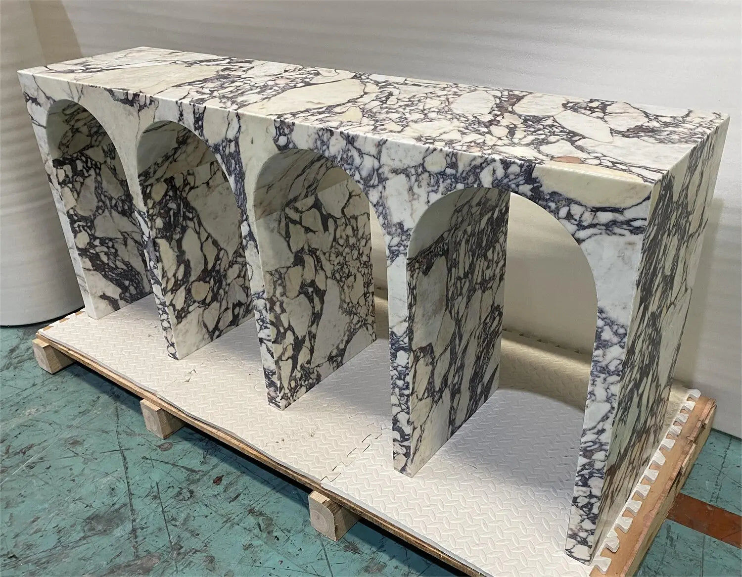 Calacatta Viola Marble Console Table