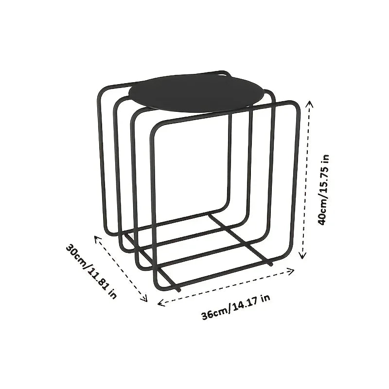 Minimalist Home Iron Art Table