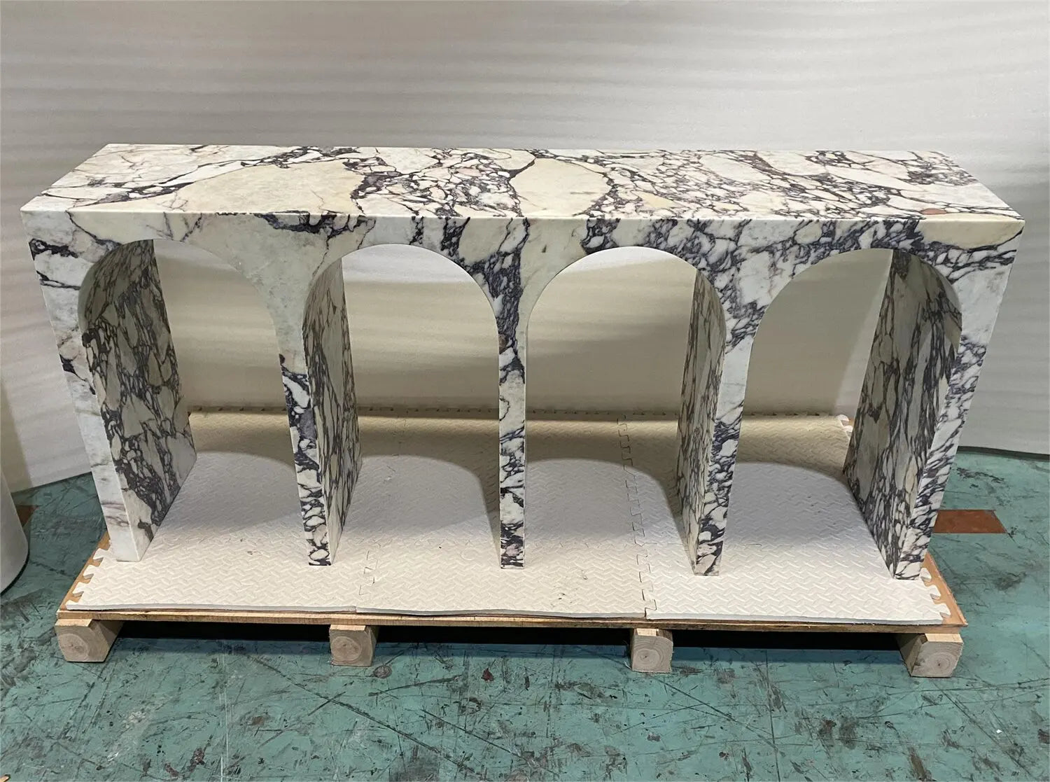 Calacatta Viola Marble Console Table