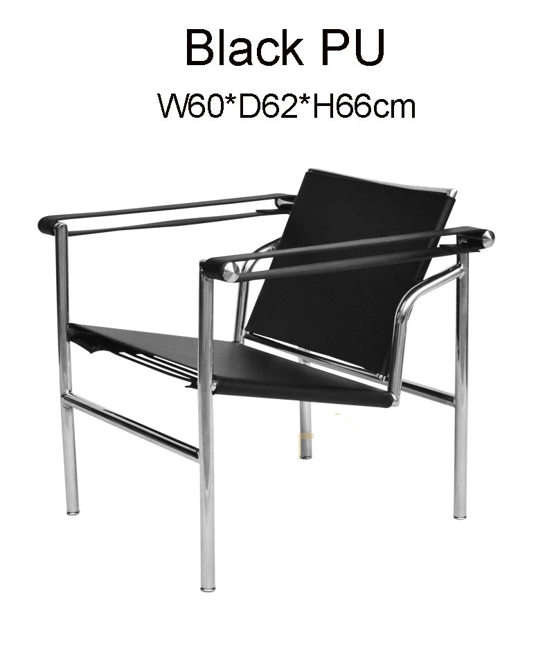 Leather Cow Leather Stainless Steel Chair